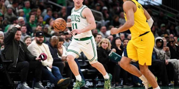 赛程安排-巩固东部第二！布朗30+10绿军轻取步行者 西亚卡姆32+10